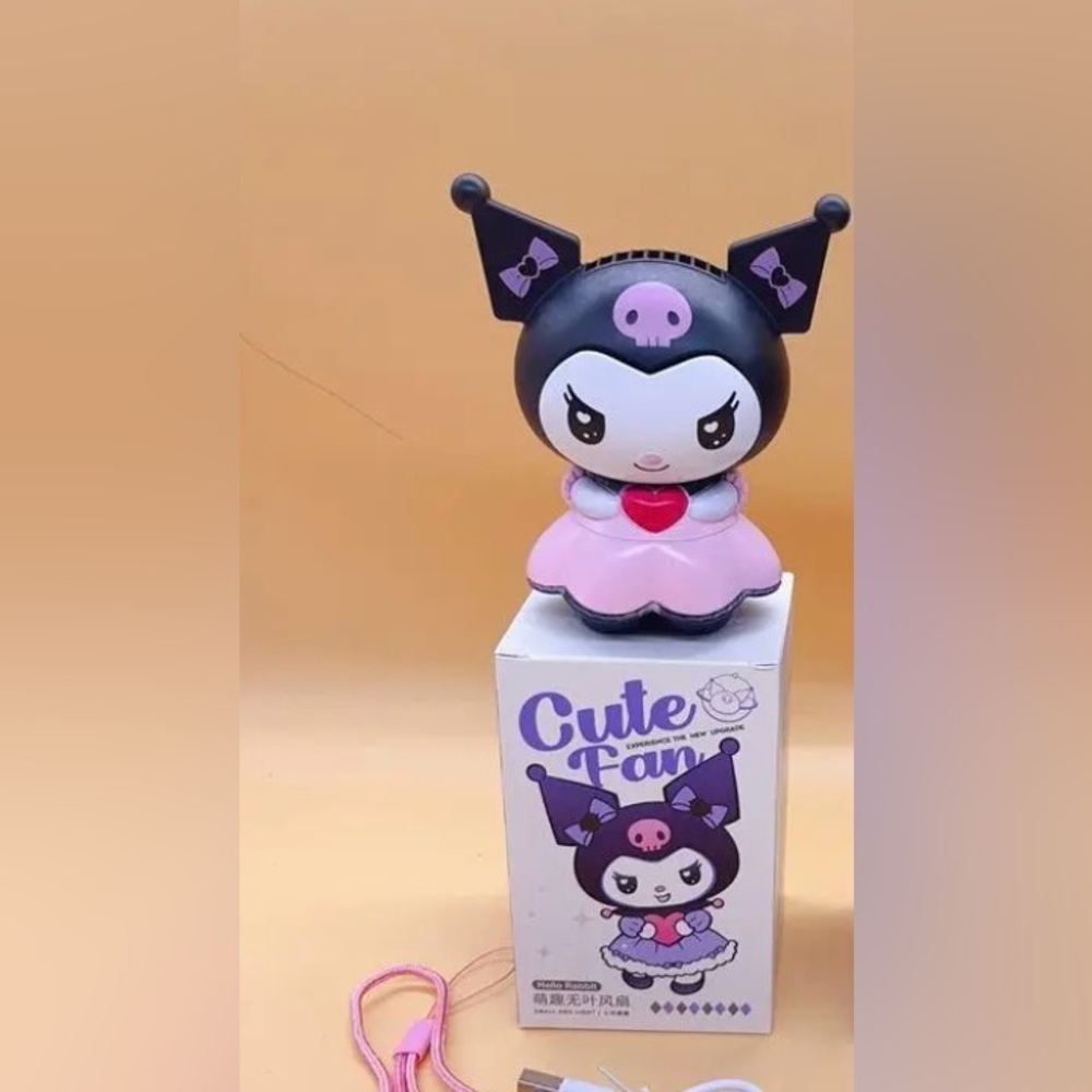 Kuromi Rechargeable USB Fan